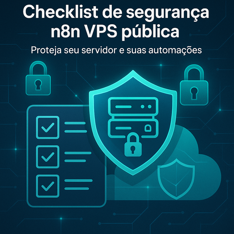 Uma imagem sobre Checklist de segurança n8n VPS pública proteja seu servidor