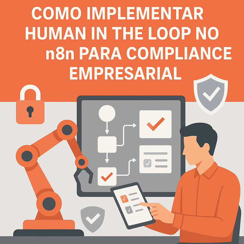 Uma imagem sobre Human in the Loop no n8n para compliance empresarial