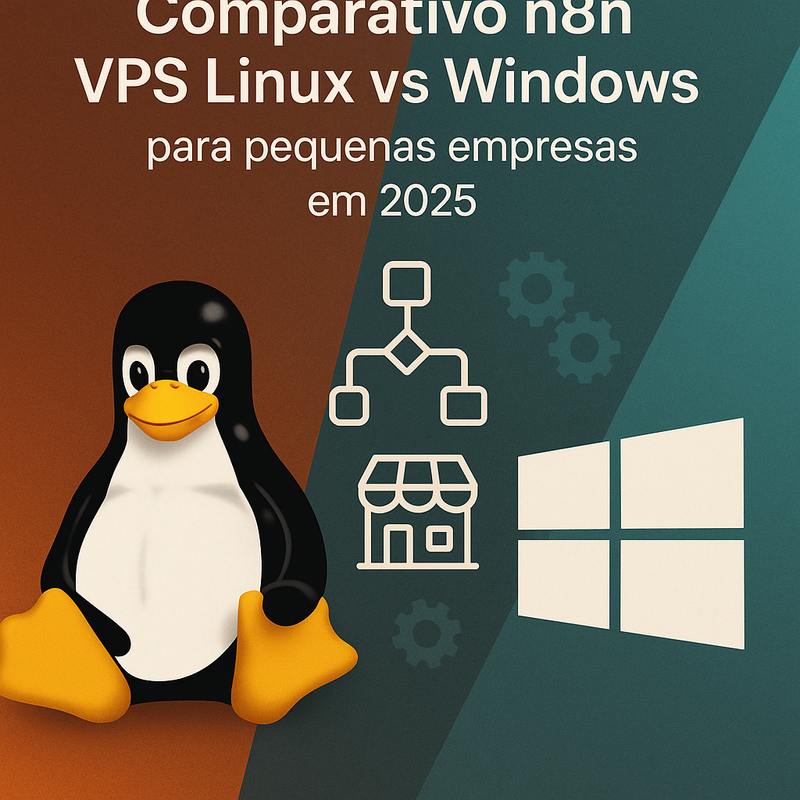 Uma imagem sobre Comparativo n8n VPS Linux vs Windows pequenas empresas