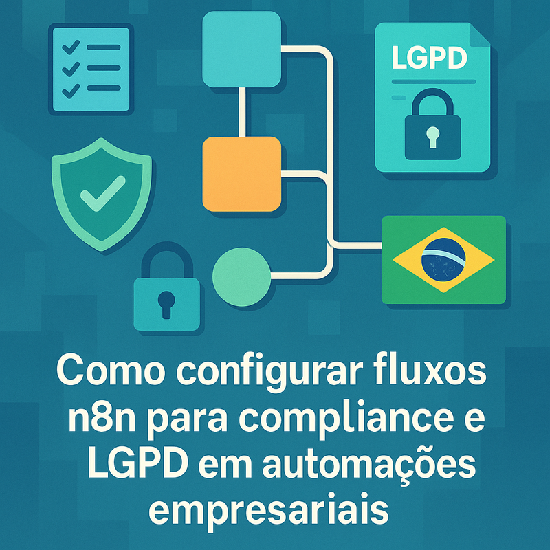 Como configurar fluxos n8n para compliance e LGPD em automações empresariais