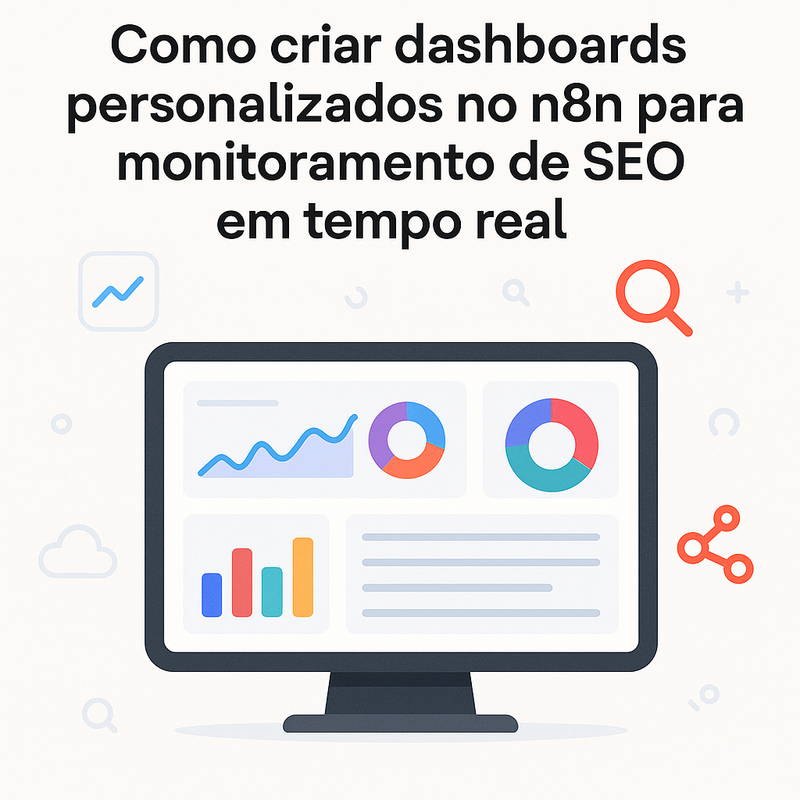 Como criar dashboards personalizados no n8n para monitoramento de SEO em tempo real