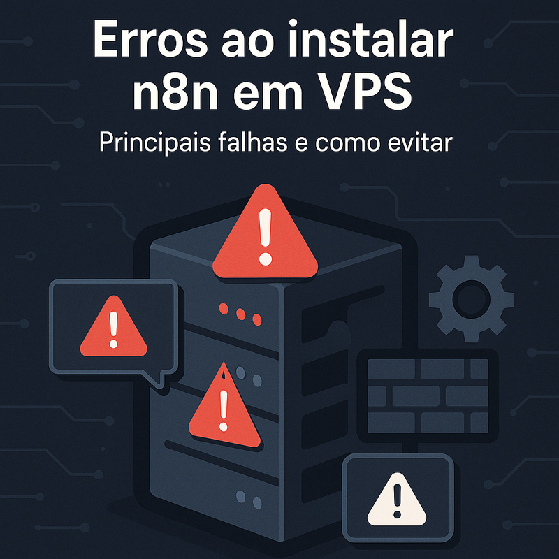 Uma imagem sobre Erros ao instalar n8n em VPS: falhas comuns e soluções