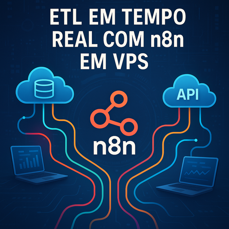 ETL em tempo real com n8n em VPS: automatize pipelines entre bancos e APIs