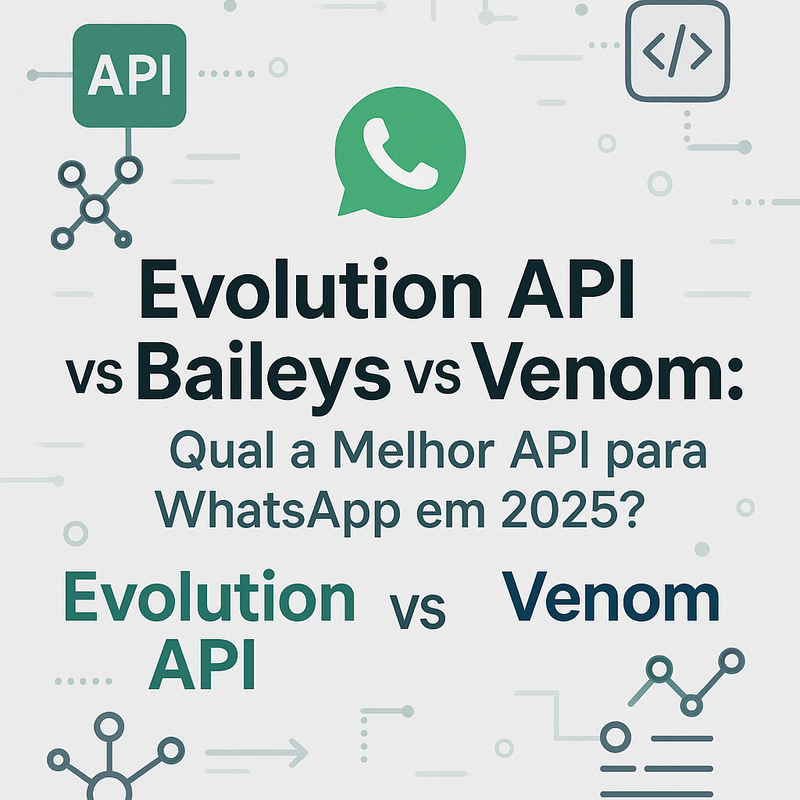 Uma imagem sobre Evolution API vs Baileys vs Venom: Qual a Melhor API?