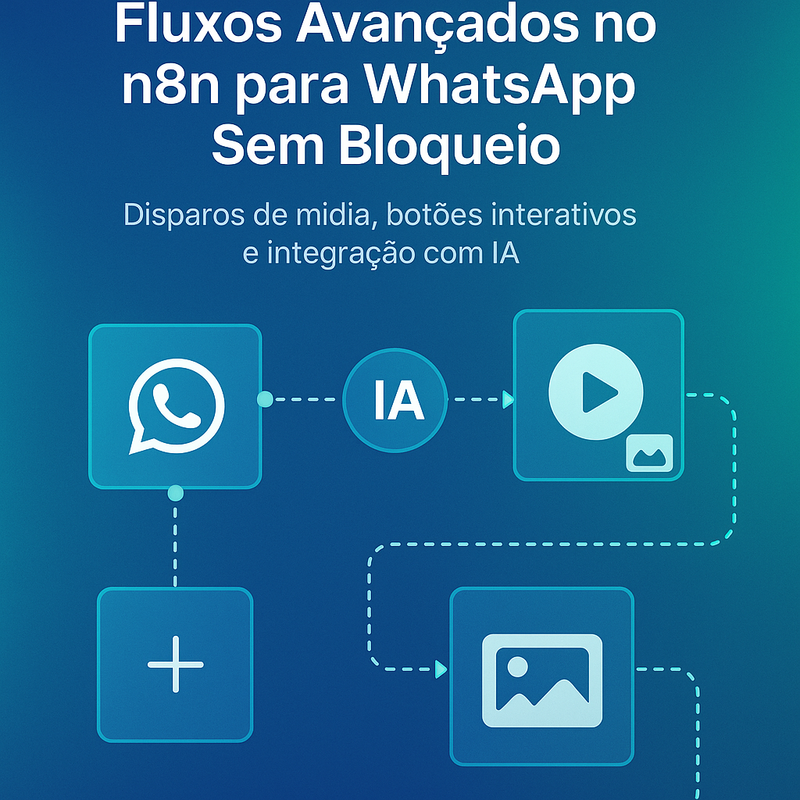 Uma imagem sobre Fluxos avançados n8n WhatsApp sem bloqueio