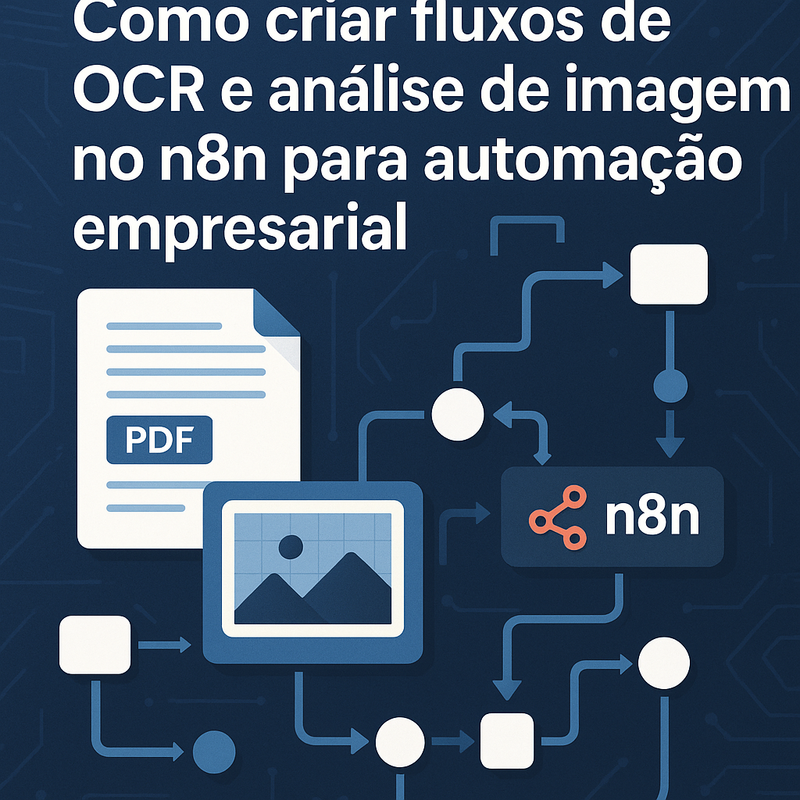 Como criar fluxos de OCR e análise de imagem no n8n para automação empresarial