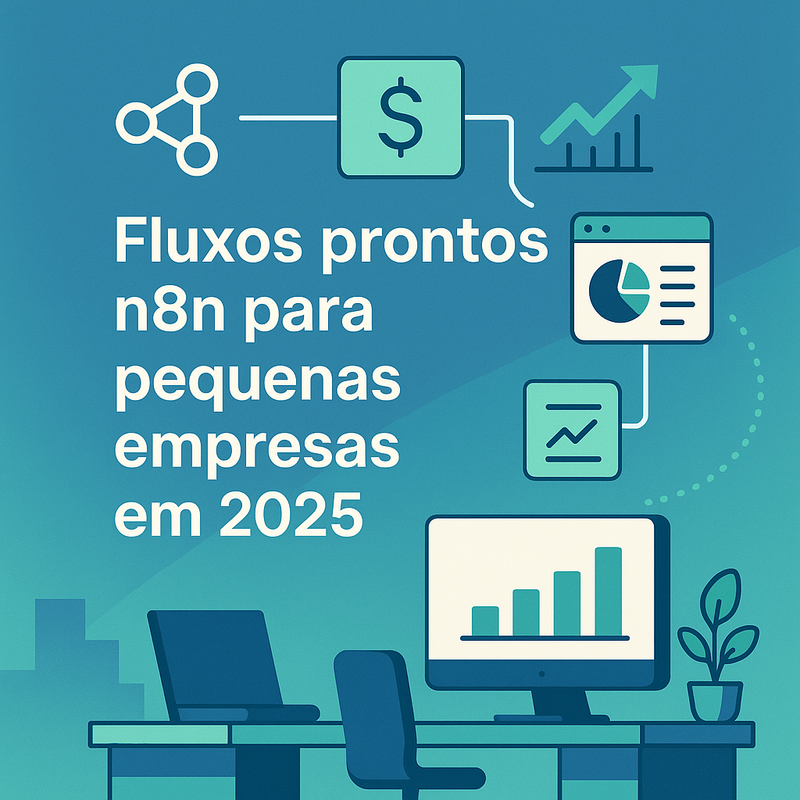 Uma imagem sobre Fluxos prontos n8n pequenas empresas 2025