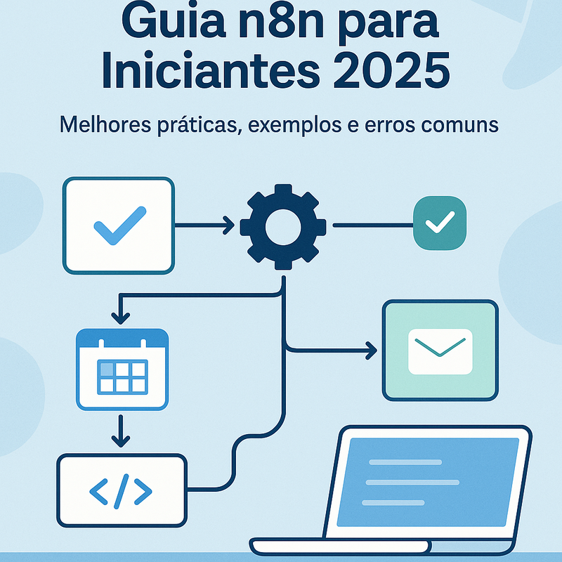 Uma imagem sobre Guia n8n para iniciantes 2025: práticas e exemplos