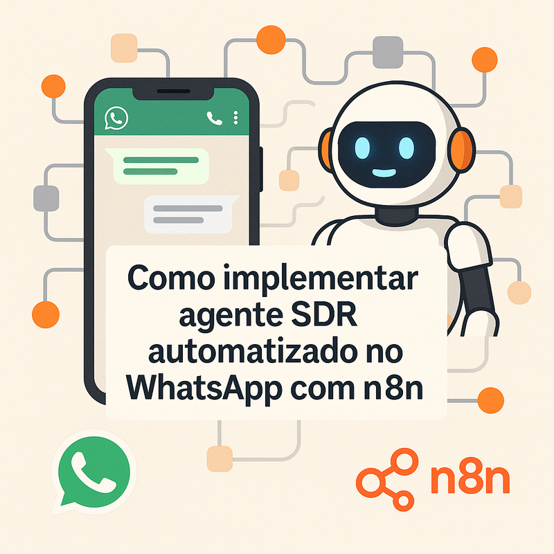 Uma imagem sobre Como implementar agente SDR no WhatsApp com n8n