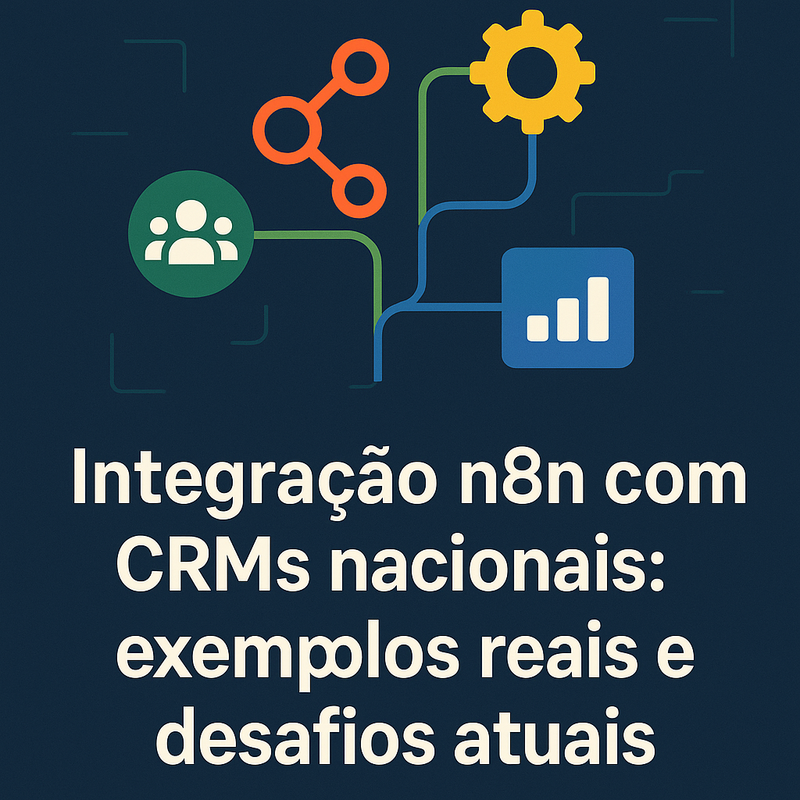 Uma imagem sobre Integração n8n com CRMs nacionais: exemplos e desafios