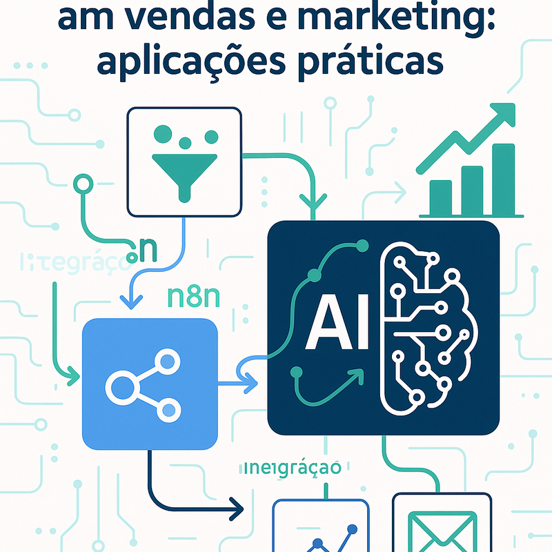 Integração n8n com IA em vendas e marketing: aplicações práticas