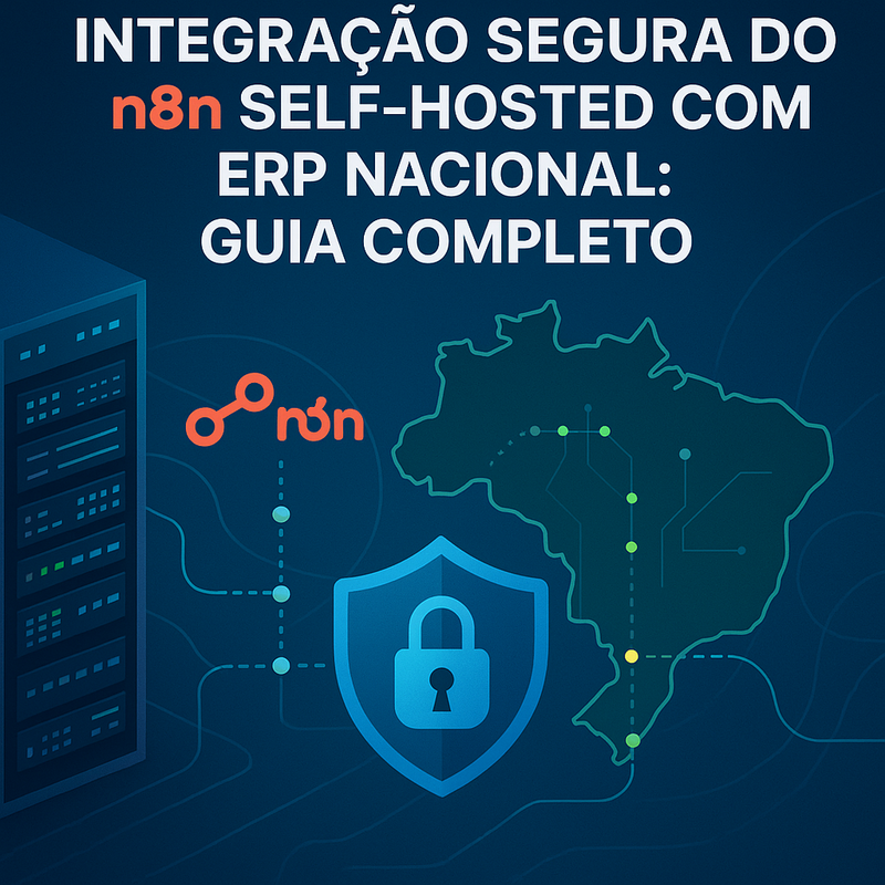 Uma imagem sobre Integração segura n8n self-hosted com ERP nacional