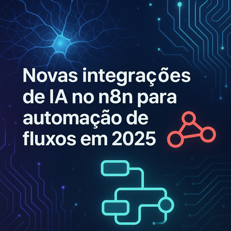 Novas integrações de IA no n8n para automação de fluxos em 2025