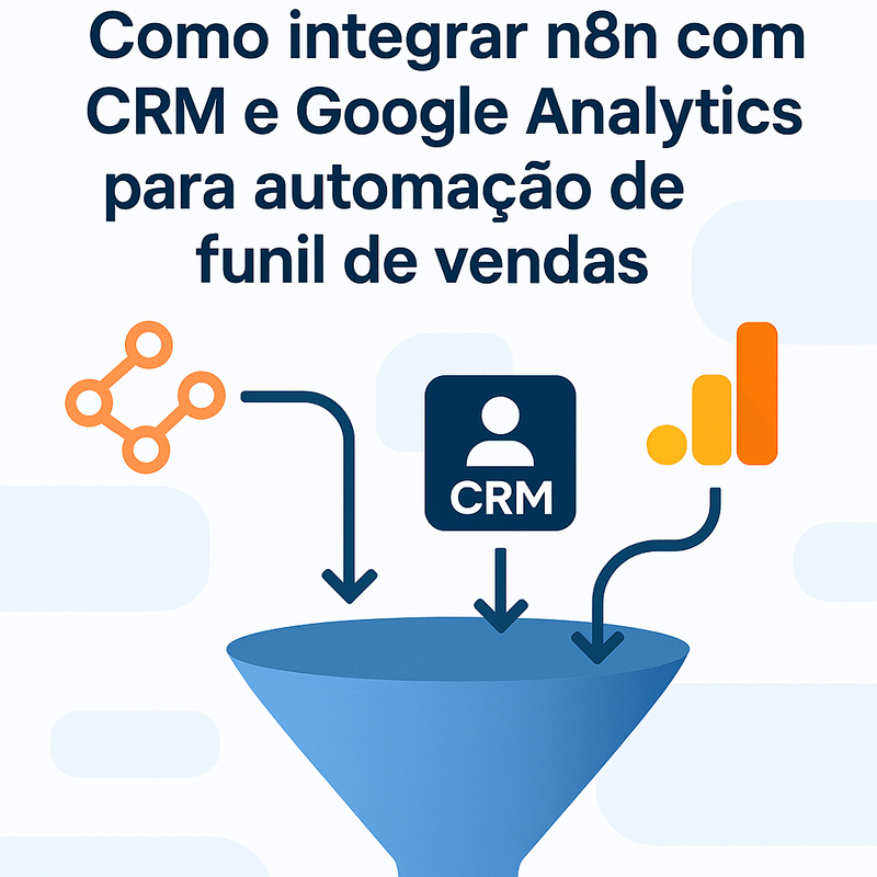 Uma imagem sobre Integrar n8n com CRM e Google Analytics para funil
