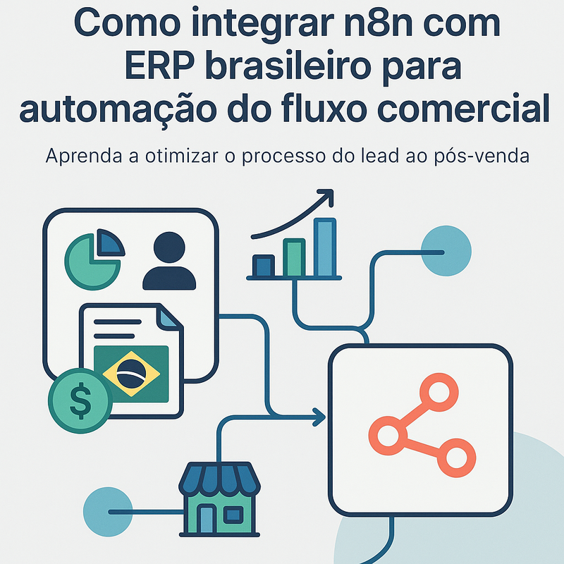 Como integrar n8n com ERP brasileiro para automação do fluxo comercial