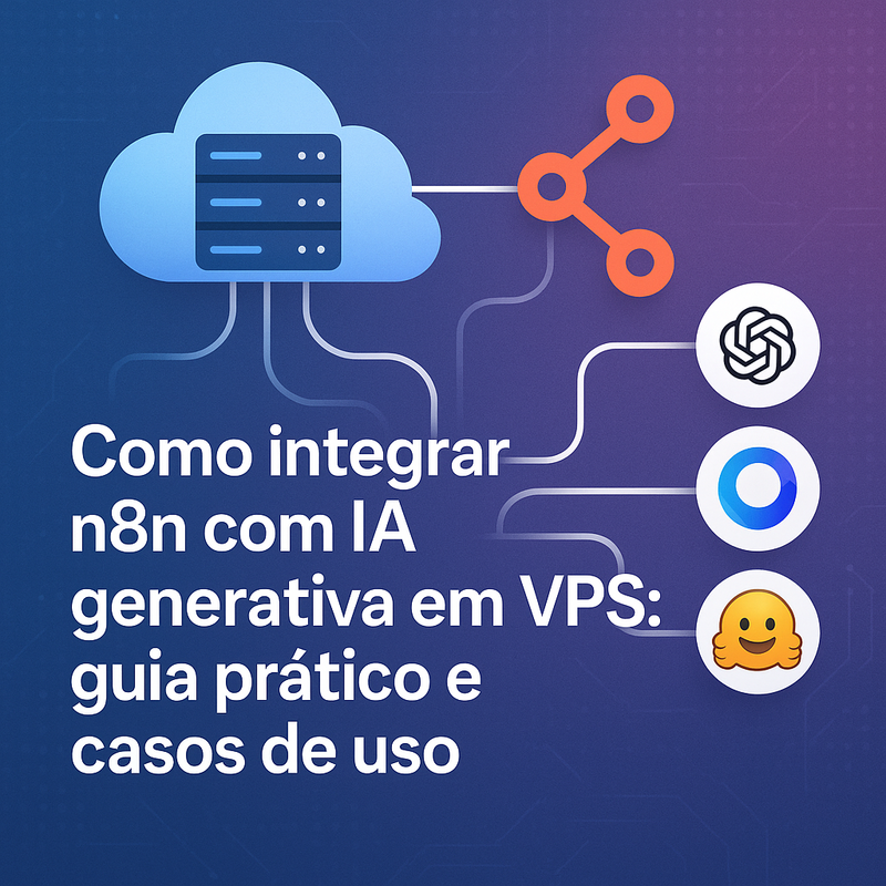 Uma imagem sobre Como integrar n8n com IA generativa em VPS [Guia 2025]