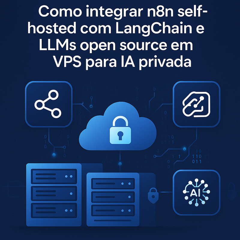 Como integrar n8n self-hosted com LangChain e LLMs open source em VPS para IA privada