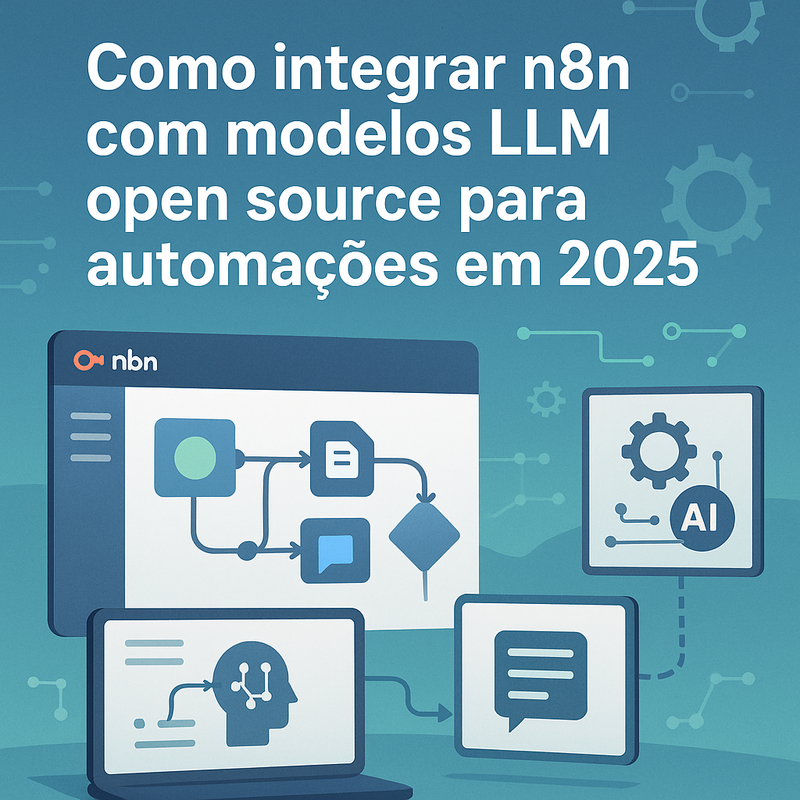 Uma imagem sobre Como integrar n8n com modelos LLM open source 2025