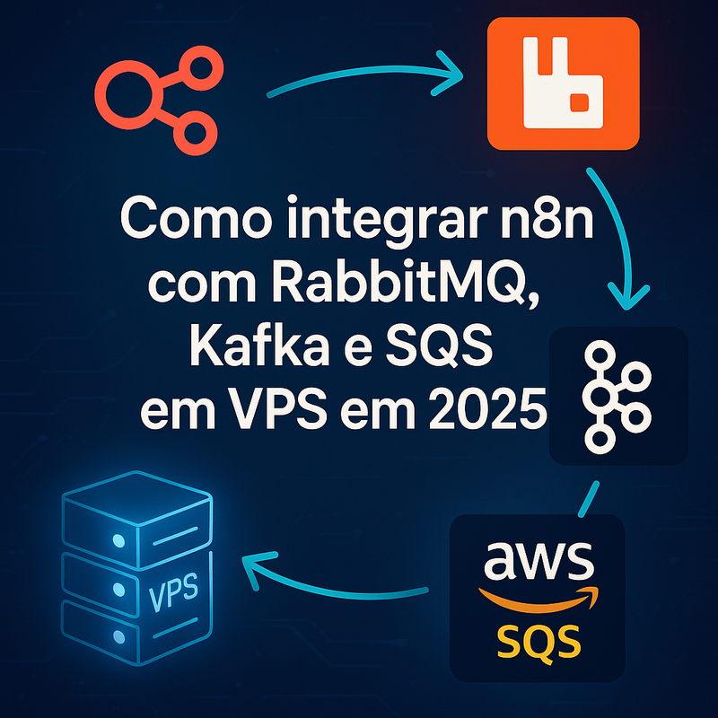 Uma imagem sobre Como integrar n8n com RabbitMQ, Kafka e SQS em VPS 2025