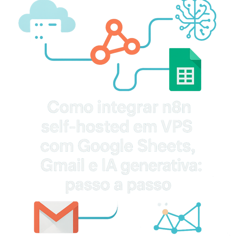 Uma imagem sobre Como integrar n8n VPS com Google Sheets, Gmail e IA