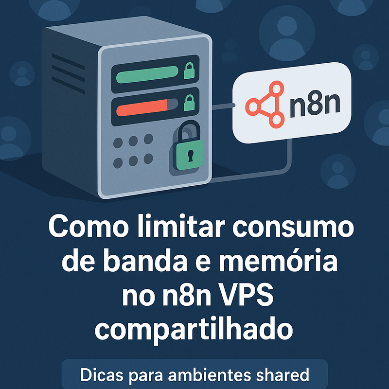 Como limitar consumo de banda e memória no n8n VPS compartilhado