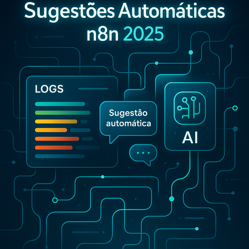 Uma imagem sobre Logs inteligentes e sugestões automáticas n8n 2025