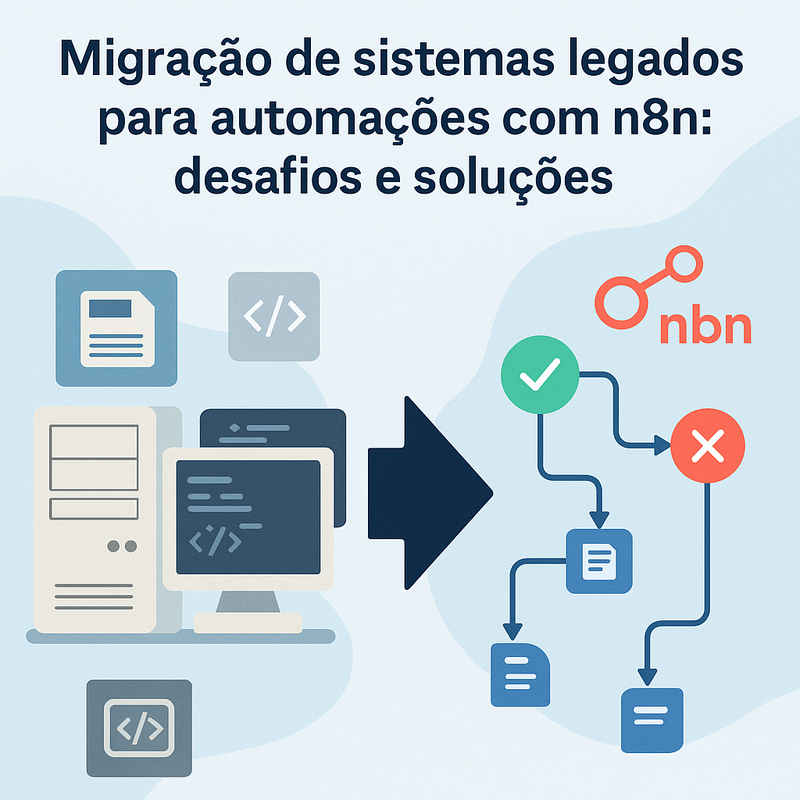 Uma imagem sobre Migração de sistemas legados para automações com n8n
