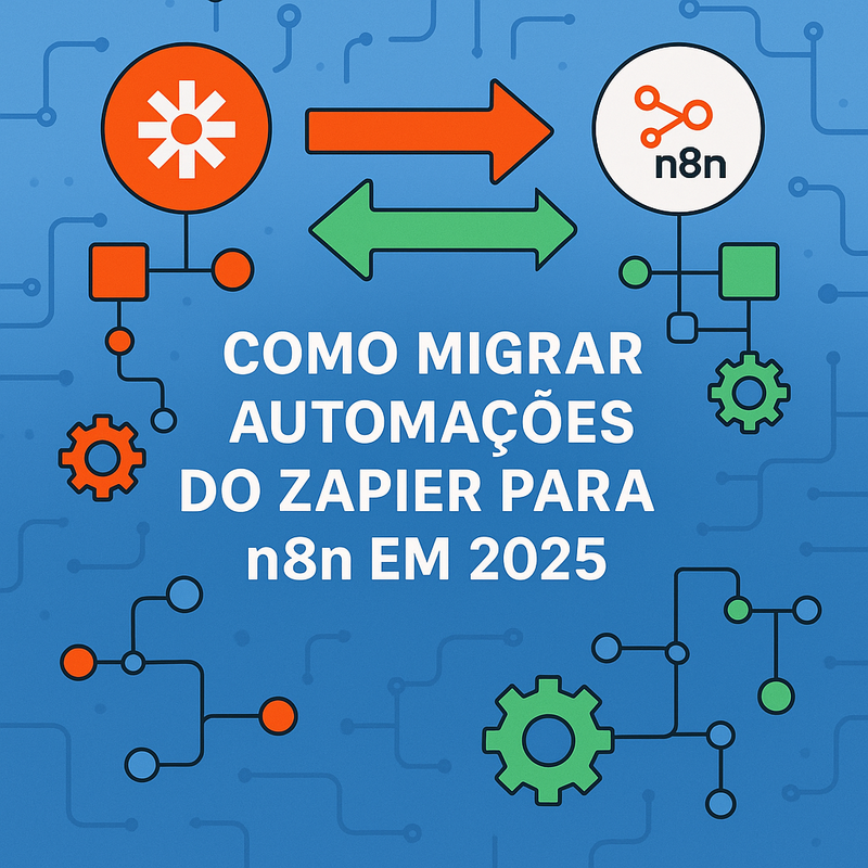 Uma imagem sobre Como migrar automações do Zapier para n8n em 2025