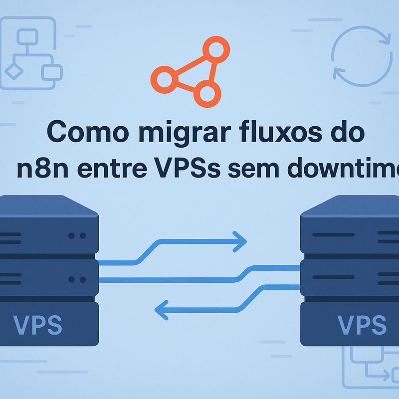Como migrar fluxos do n8n entre VPSs sem downtime: Guia completo
