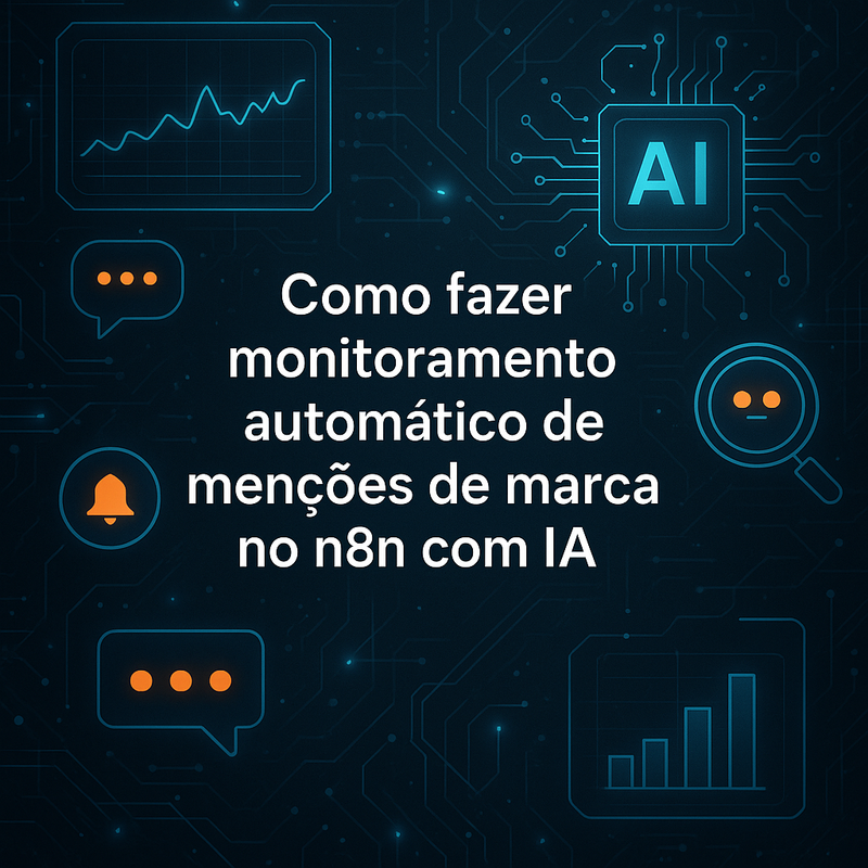 Uma imagem sobre Monitoramento automático de menções de marca n8n IA