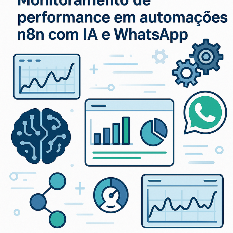 Uma imagem sobre Monitoramento de performance em automações n8n com IA e WhatsApp