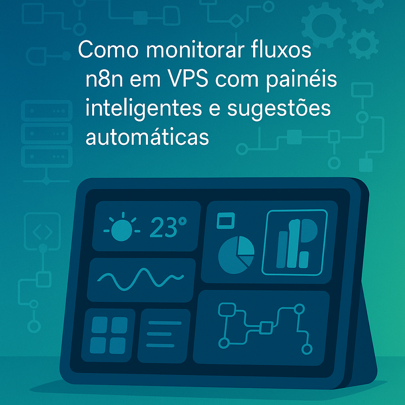Uma imagem sobre Monitorar fluxos n8n em VPS com painéis inteligentes