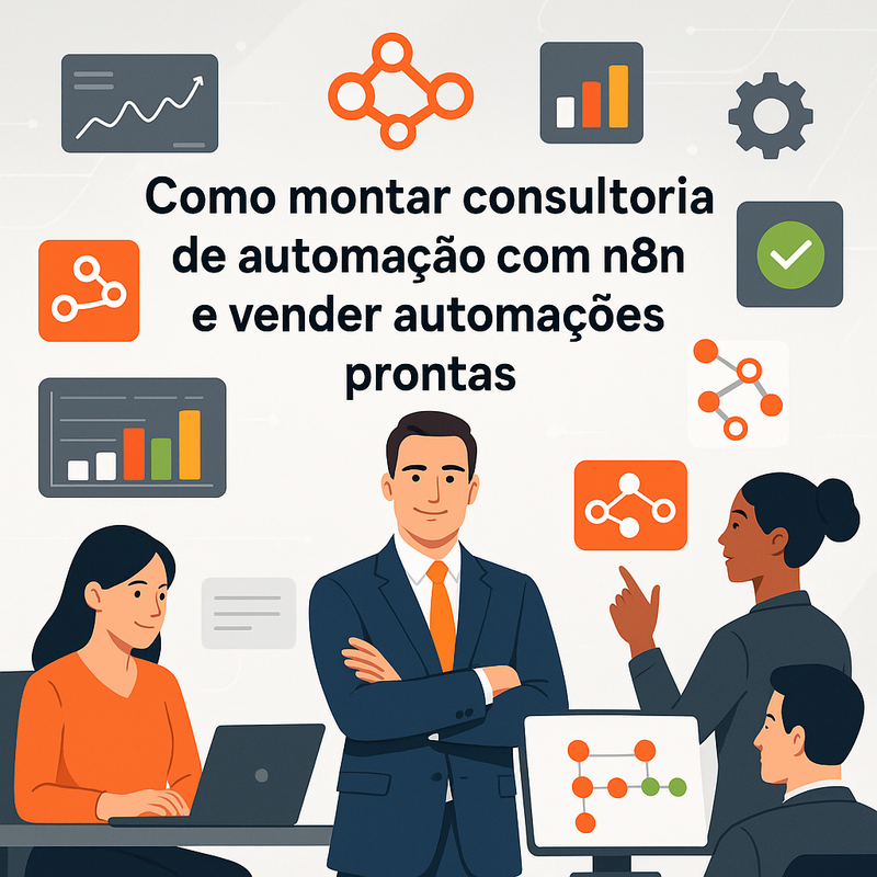 Como montar consultoria de automação com n8n e vender automações prontas