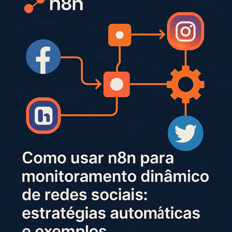 Uma imagem sobre n8n para monitoramento dinâmico de redes sociais