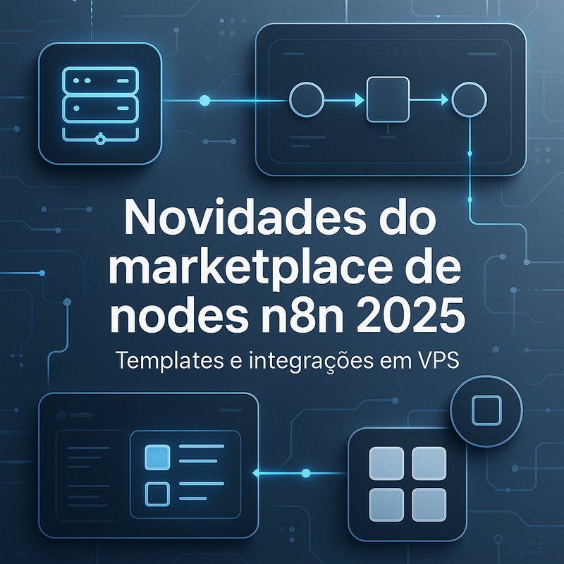 Uma imagem sobre Novidades marketplace nodes n8n 2025 e integrações VPS