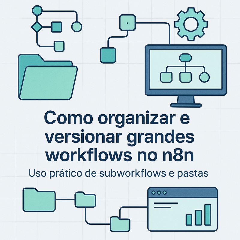 Uma imagem sobre Como organizar e versionar grandes workflows no n8n