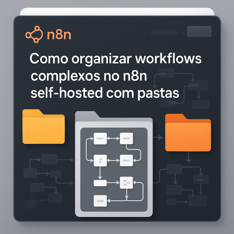 Uma imagem sobre Como organizar workflows no n8n self-hosted com pastas