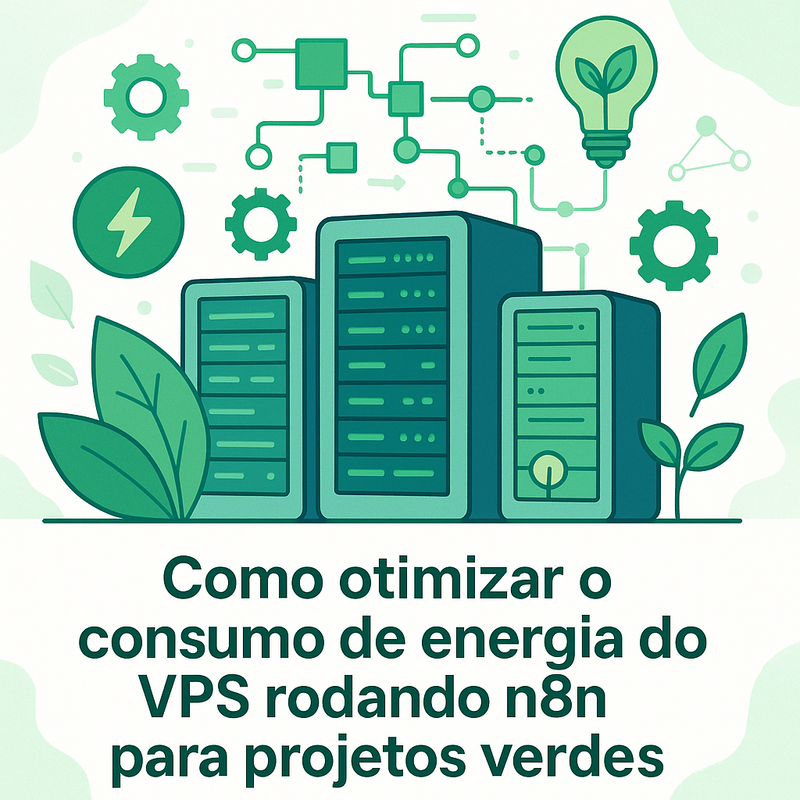 Como otimizar o consumo de energia do VPS rodando n8n para projetos verdes