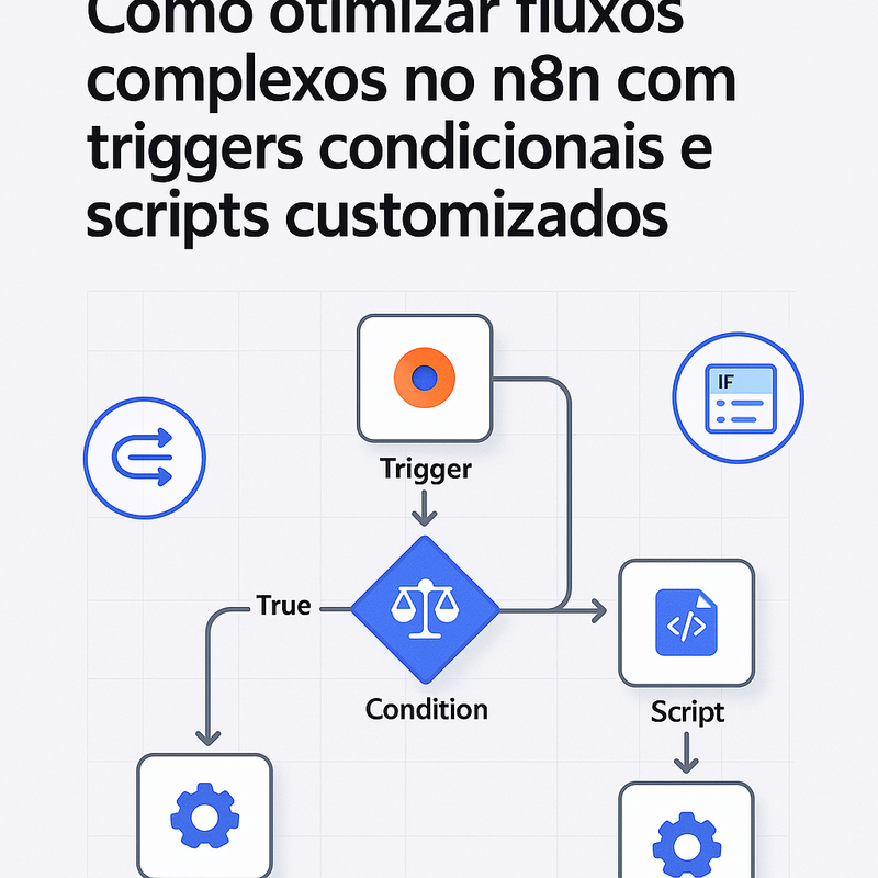 Uma imagem sobre Otimizar fluxos complexos no n8n com triggers e scripts
