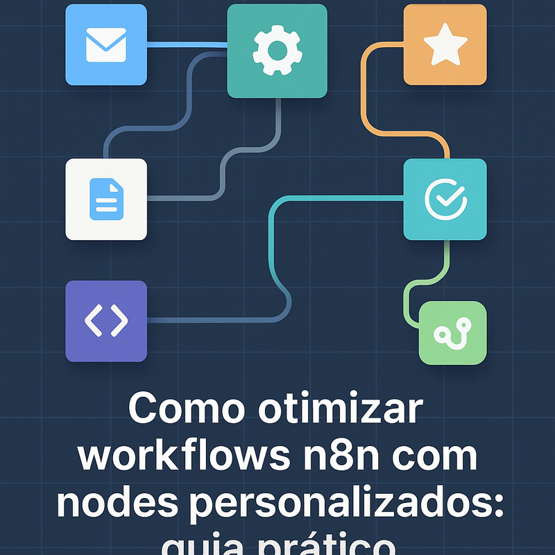 Uma imagem sobre Como otimizar workflows n8n com nodes personalizados