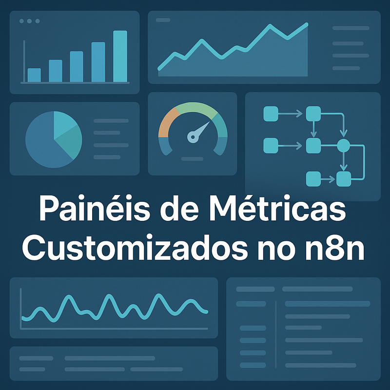 Como criar painéis de métricas customizados no n8n para monitorar workflows avançados