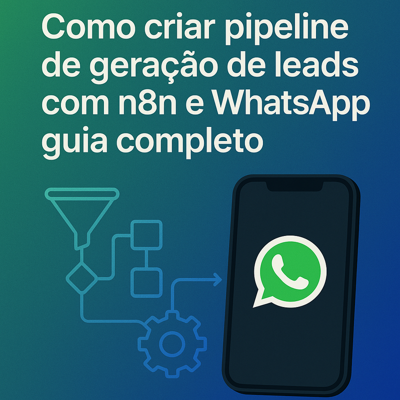 Uma imagem sobre Como criar pipeline de geração de leads com n8n e WhatsApp