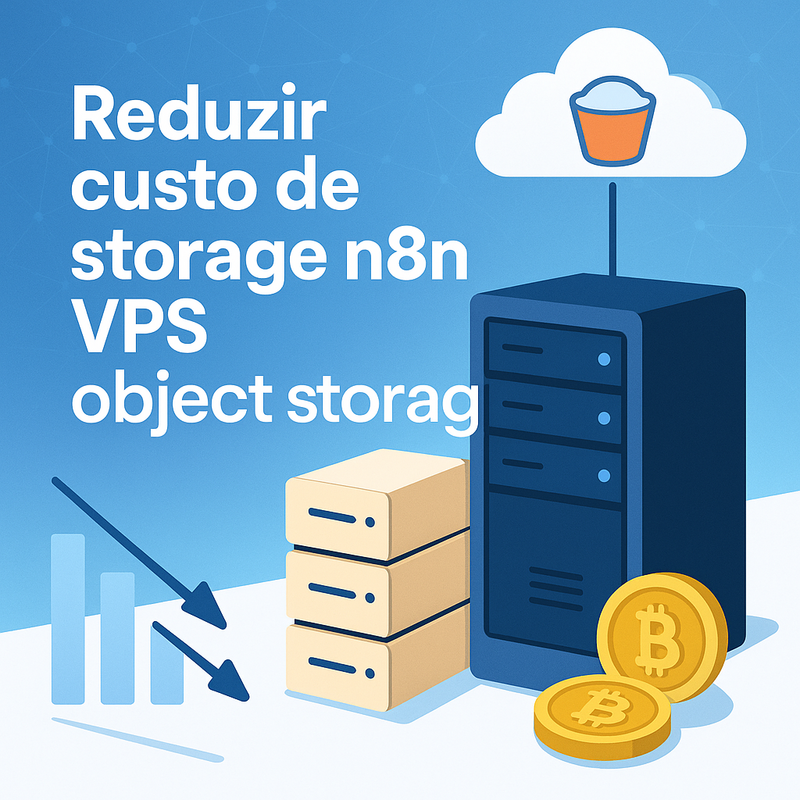 Uma imagem sobre Reduzir custo de storage n8n VPS object storage