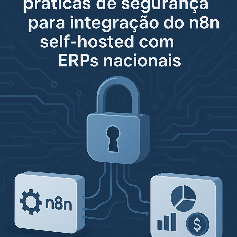 Melhores práticas de segurança para integração do n8n self-hosted com ERPs nacionais