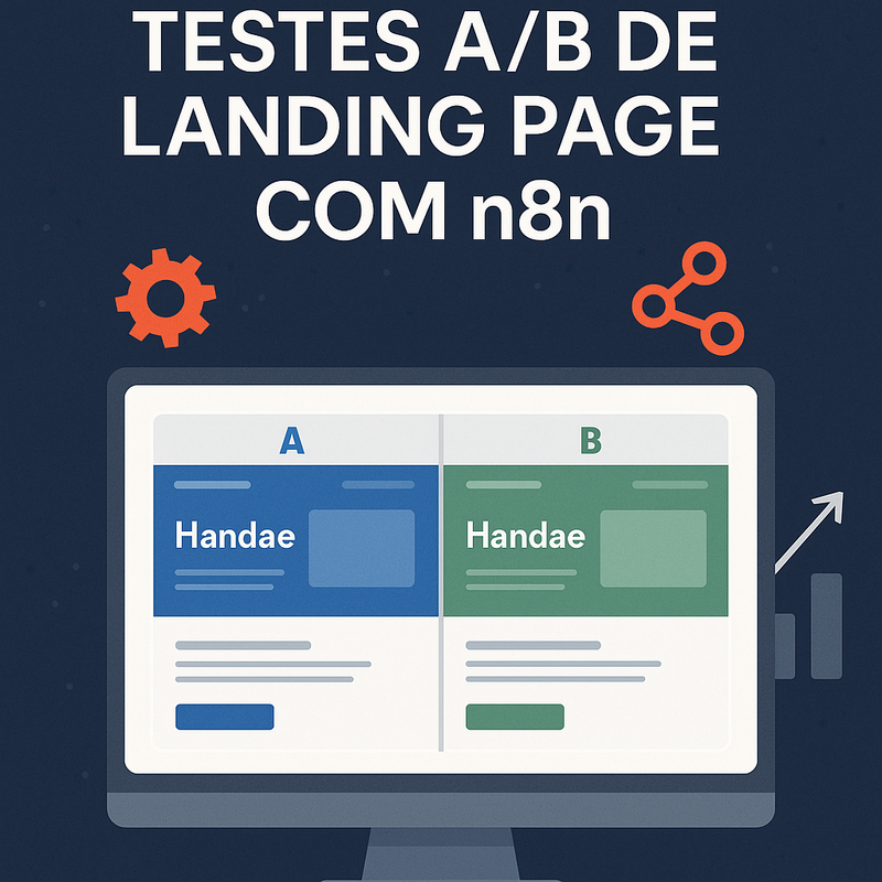 Como criar testes A/B de landing page com n8n e medir conversão automaticamente