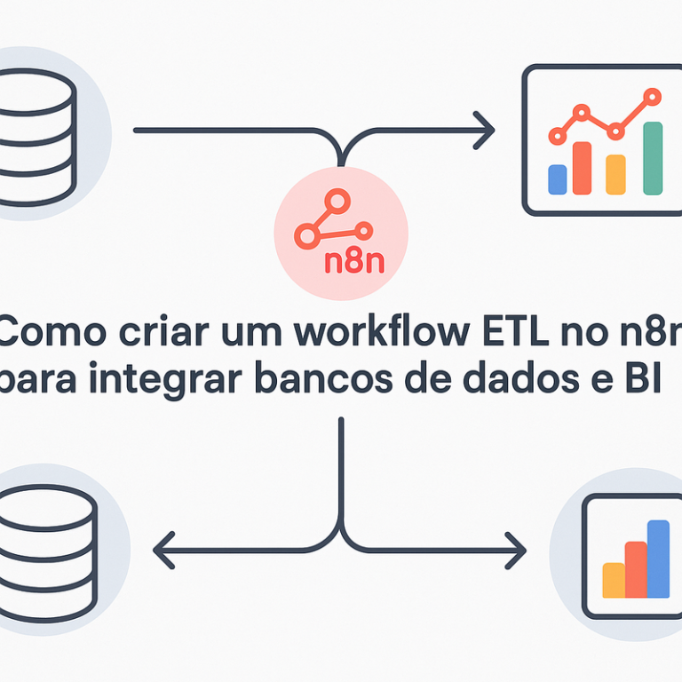 Como criar um workflow ETL no n8n para integrar bancos de dados e BI