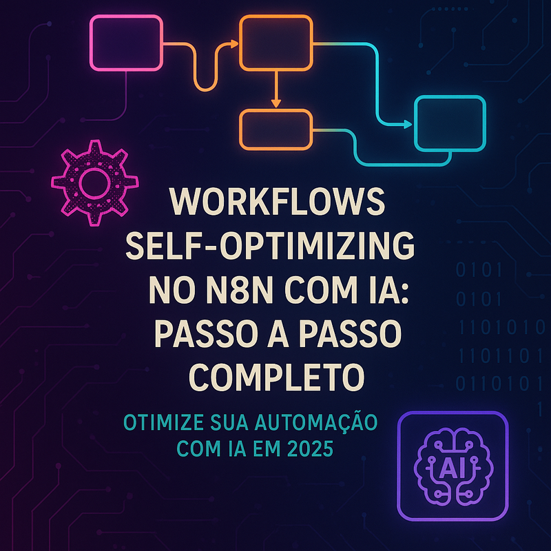 Uma imagem sobre Workflows self-optimizing no n8n com IA: passo a passo