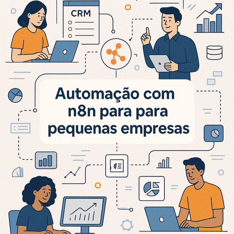 Uma imagem sobre Automação com n8n para pequenas empresas