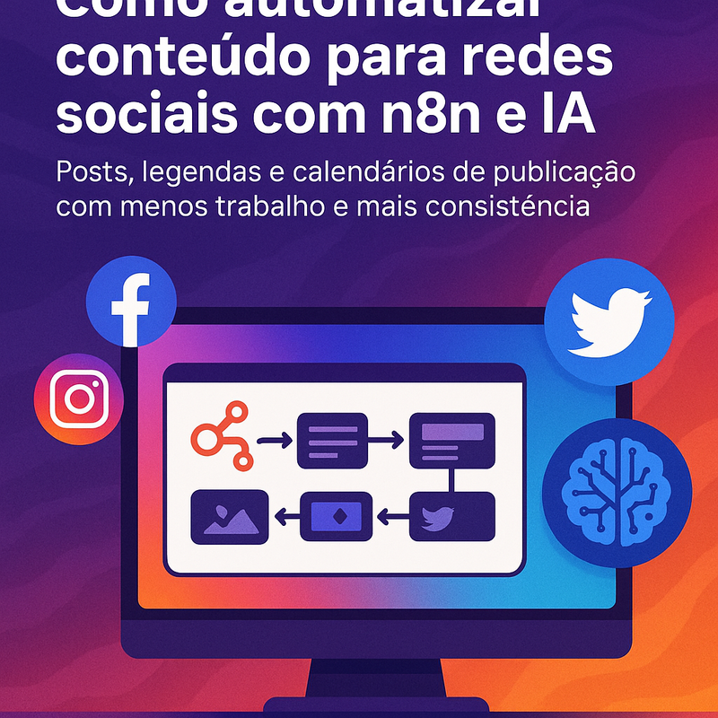 Uma imagem sobre Automatizar conteúdo com n8n e IA para redes