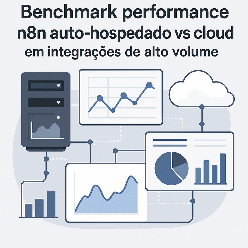 Benchmark performance n8n auto-hospedado vs cloud em integrações de alto volume